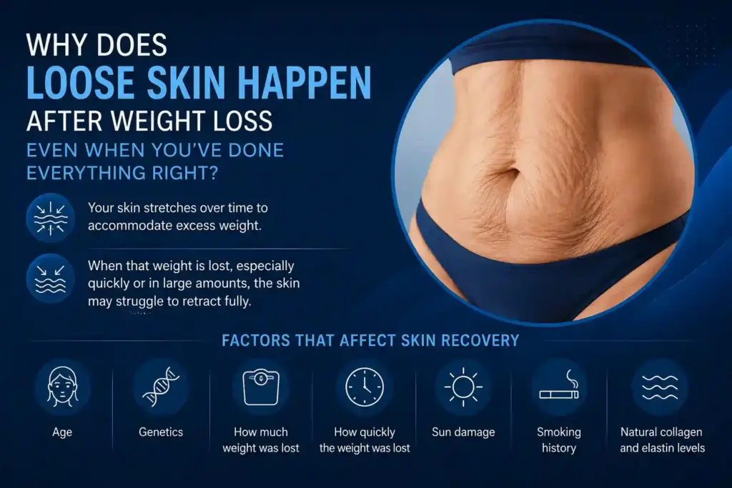 Why Does Loose Skin Happen After Weight Loss Even When You’ve Done Everything Right Stoke-on-Trent?