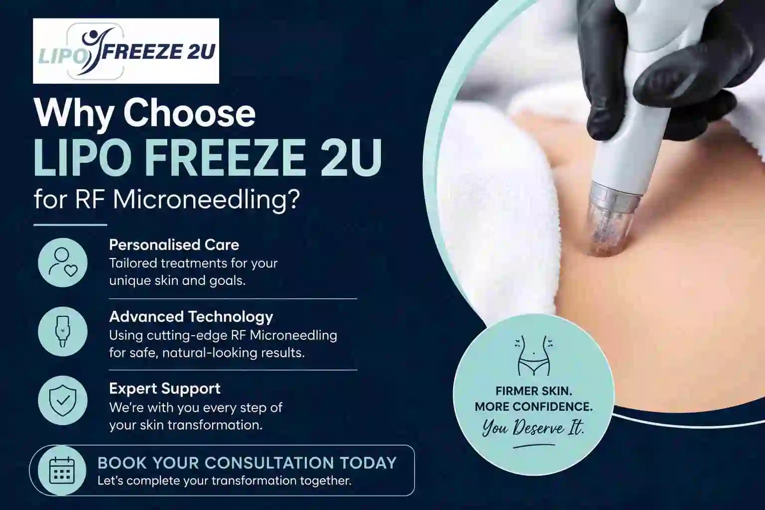 Why Choose LIPO FREEZE 2U for RF Microneedling Stoke-on-Trent?